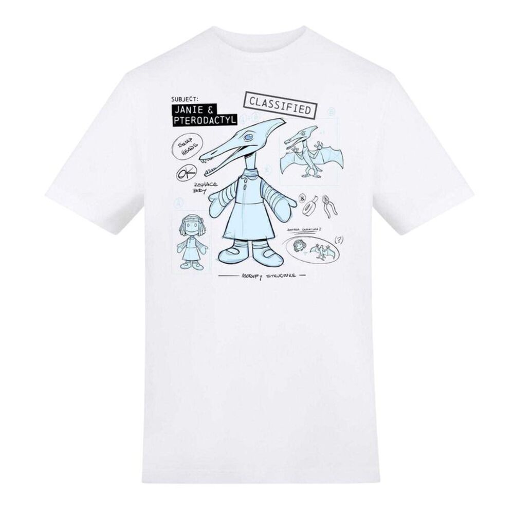 Toy Story Unisex Adult Sid�'s Mutated Mutant Toys Printed T-Shirt / White